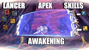 TERA Online: Lancer Apex Skills - Awakening Demo