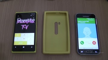 Over the Horizon Incoming call&Outgoing call at the Same Time Samsung Galaxy S5 mini+Nokia Lumia 920