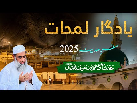 یادگار لمحت سفر مدینه 2025 با حضرت شیخ همایون حنیف مجددی 