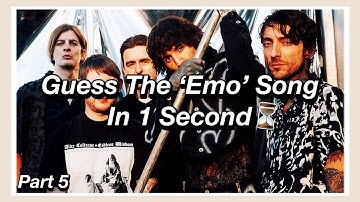 Can You Guess The Song From One Second? - EMO Edition - Part 5!💀