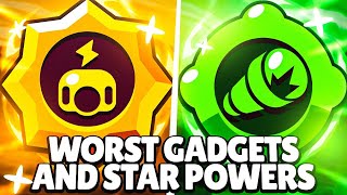 THE WORST GADGETS AND STAR POWERS IN BRAWL STARS