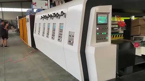 Flexo Folder Gluer Machine High speed model/FFG/Casemaker/corrugated carton box Flexo folder gluer