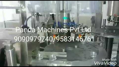 40BPM MINERAL WATER BOTTLE FILLING MACHINE BY PANDA MACHINES PVT LTD CALL 9090979740 /9583146761