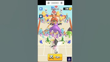 Merge master Rainbow run 3D || level 41 || Monkey Beast Gaming