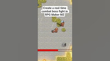 Create simple real-time combat boss fight in RPG Maker MZ #gamedev #rpgmaker #rpgmakermz