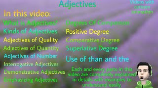 Adjectives Unleashed: A Complete Guide to Descriptive Words | Kinds | Degree |