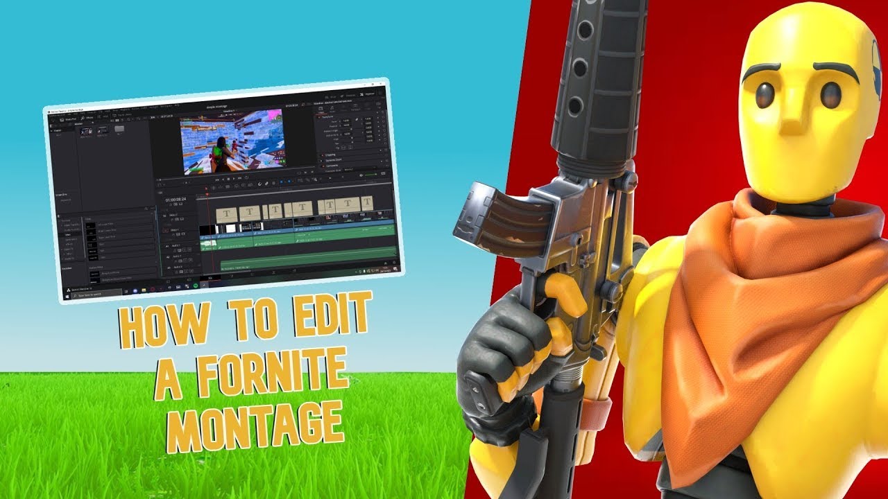 how to edit a SIMPLE Fortnite montage (premiere pro)
