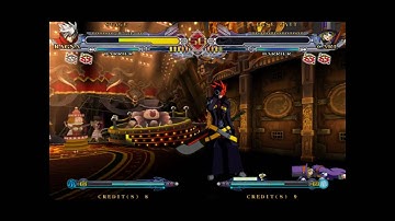 BlazBlue Continuum Shift - Ragna the Bloodedge VS Carl Clover