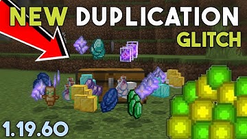 NEW 1.19.60 DUPLICATION GLITCH TUTORIAL in Minecraft Bedrock | Infinite Items Duplicator Minecraft.