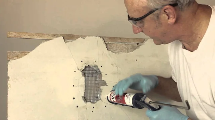 DIY Plaster Patching — How to patch plaster after removing an electrical box