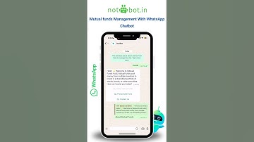 How to Streamline Mutual Funds Management with WhatsApp Chatbot | Smart & Efficient
