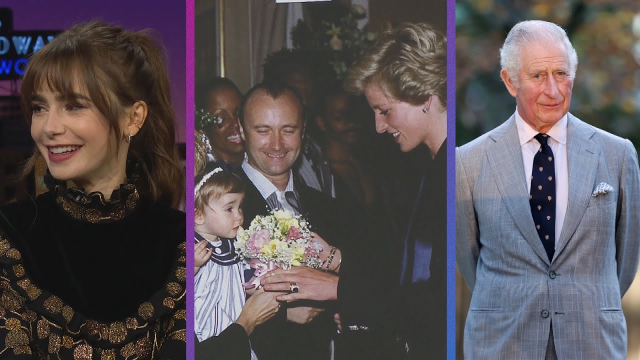 Lily Collins recalls an accident with Princess Diana and Prince Charles