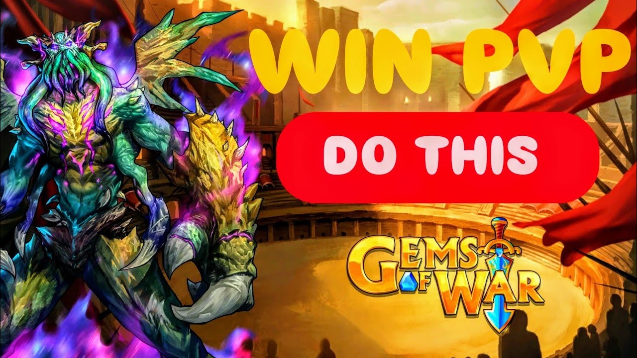 DOMINATE PVP! GEMS OF WAR BEST PVP TEAM STRATEGY! No Stellarix No Diamantina