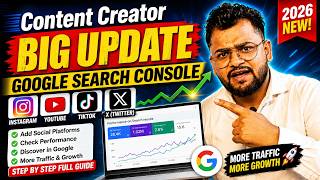 2026 Google Search Console BIG UPDATE! 🔥 Must Know for Content Creators