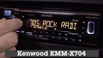Kenwood Excelon KMM-X704 Display and Controls Demo | Crutchfield Video