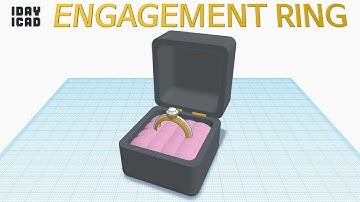 [1DAY_1CAD] ENGAGEMENT RING (Tinkercad : Know-how / Style / Education)