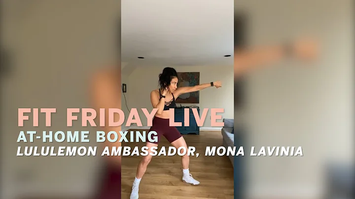 This At-Home Boxing Workout Will Help You Blow Off Steam | Fit Friday Live | Health