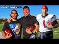 ALL-PRO NFL Punter Matt Turk Gave Me Punting Lessons During a Punt Workout! (Raw Footage) Hangtime