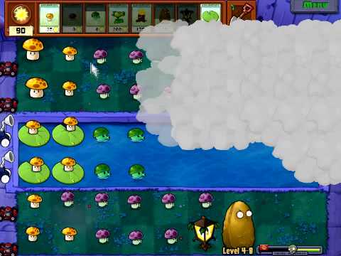 Plants Vs Zombies - Stage 4-8 - Youtube