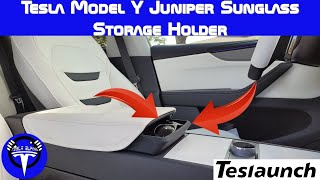 2026 Tesla Model Y Juniper Sunglass holder review! #tesla
