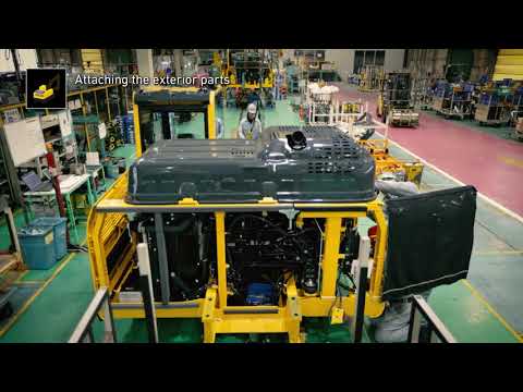 Komatsu way of manufacturing at the Japanese plant