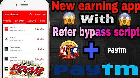 😱 Refer bypass script | without numbar | make money online | Win all gifts app refer bypass script |