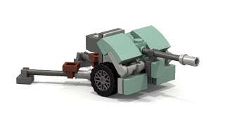 LEGO Bofors 37mm AT Instruction