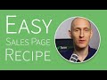 How to Create a Sales Page (if you really don't want to create a sales page)