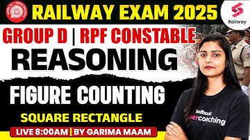 RRB Group D & RPF Constable Reasoning Class 2024 | Figure Counting | by Garima Maam