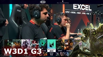 Fnatic vs Excel | Week 3 Day 1 S10 LEC Spring 2020 | FNC vs XL W3D1