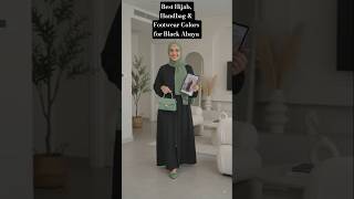 Black Abaya Styling Guide | Hijab Color Combinations 2026#viral #hijab #shorts