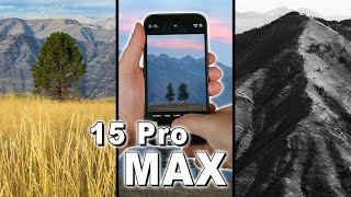 iPhone 15 Pro Max - Landscape Photography by ZJ Michaels 8,788 views 7 months ago 5 minutes, 45 seconds