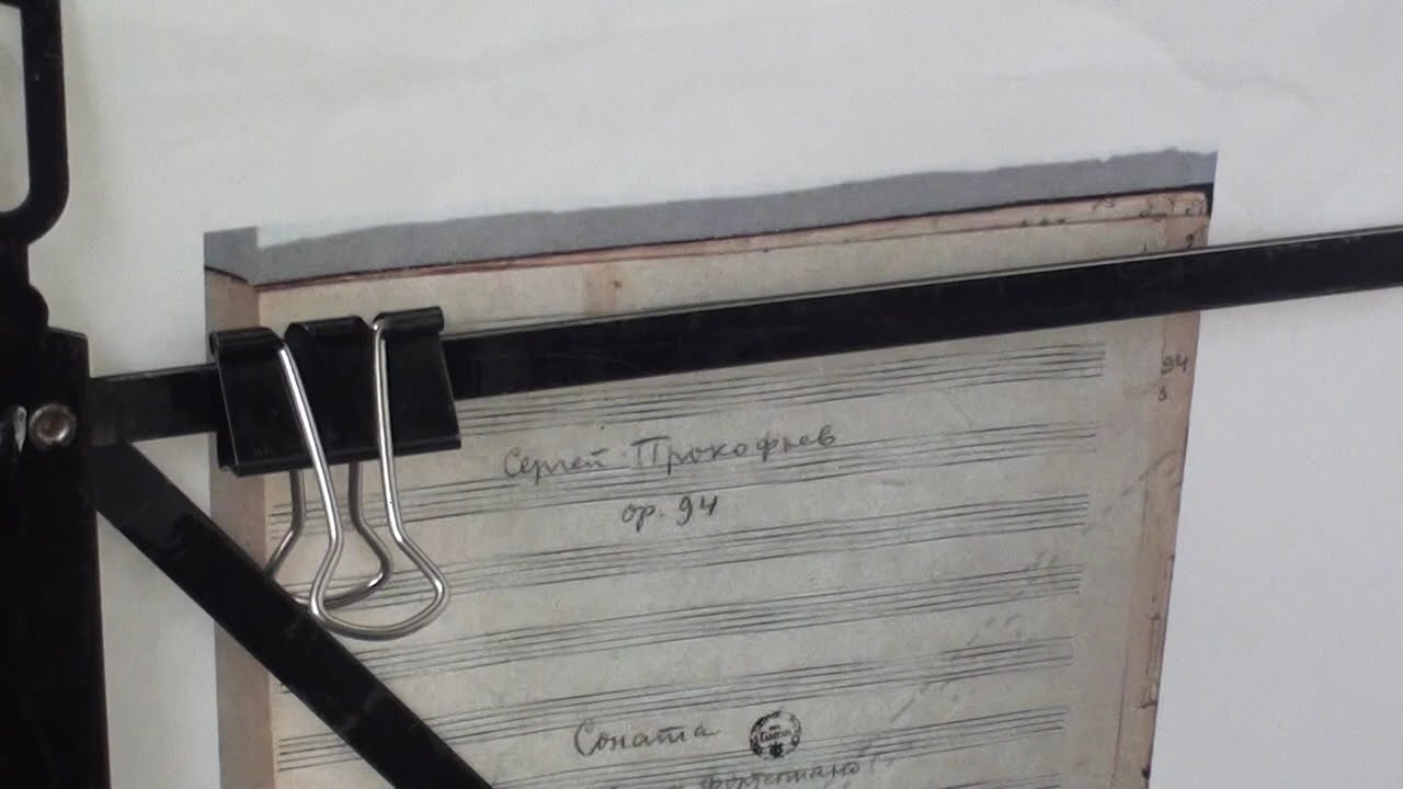 Re Jan 19 '26 Prokofiev's manuscript Flute Sonata 1st Mov. #1-1 プロコフィエフ直筆原稿 フルート・ソナタ 第1楽章/Takahashi