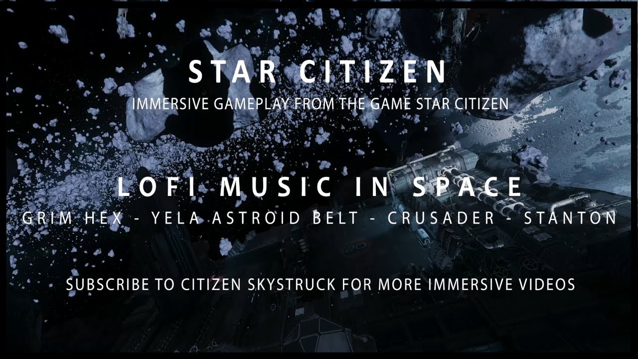 3 Hours of LoFi Relaxing Study Music in Space - Grim Hex Space Station