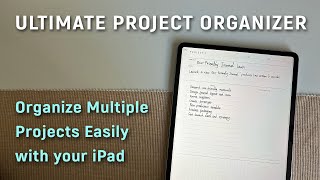 Ultimate Project Organizer Tutorial | Digital Project Planning with Goodnotes 6 / Notability screenshot 5