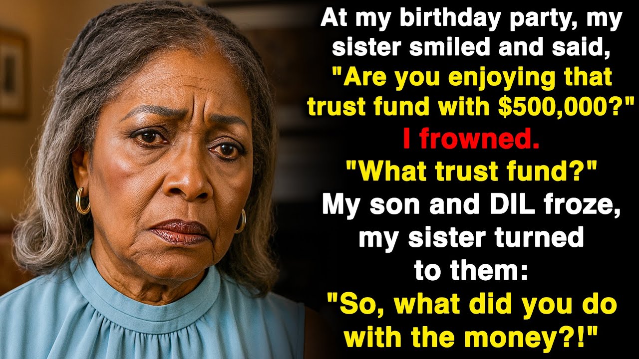 My rich sister asked, “Enjoying your $500,000 trust fund?” I said, “What trust fund?!”