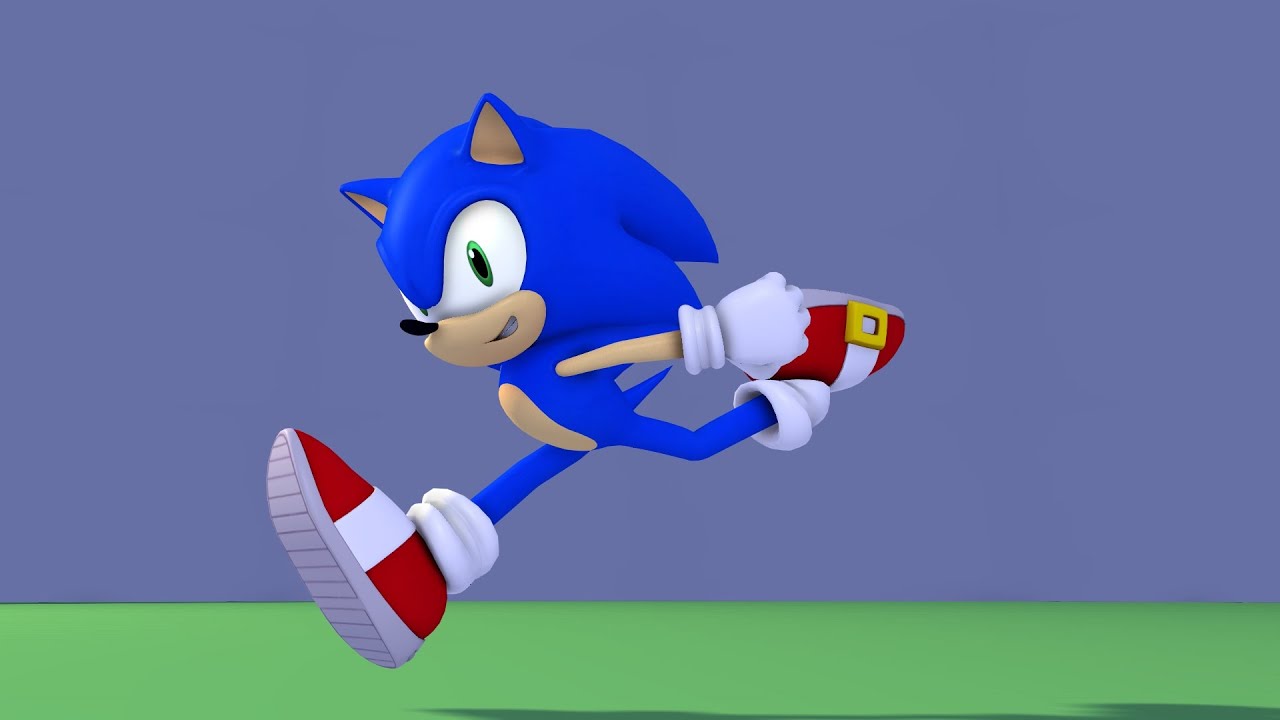 [] Sonic Run Animation [] - YouTube