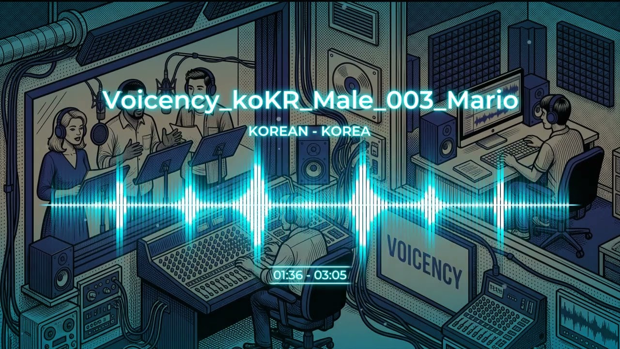 Korean Male Voice - Voicency_koKR_Male_003_Mario