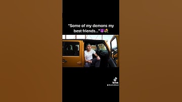 “some of my demons” MUSIC VIDEO OUT NOW! 💐😈 #music #rap