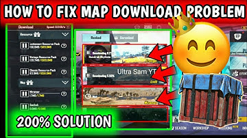 HOW TO DOWNLOAD MAPS IN PUBG MOBILE 🔥 FIX PUBG MAP DOWNLOAD NAN PROBLEM & RESOURCE PACK ERROR