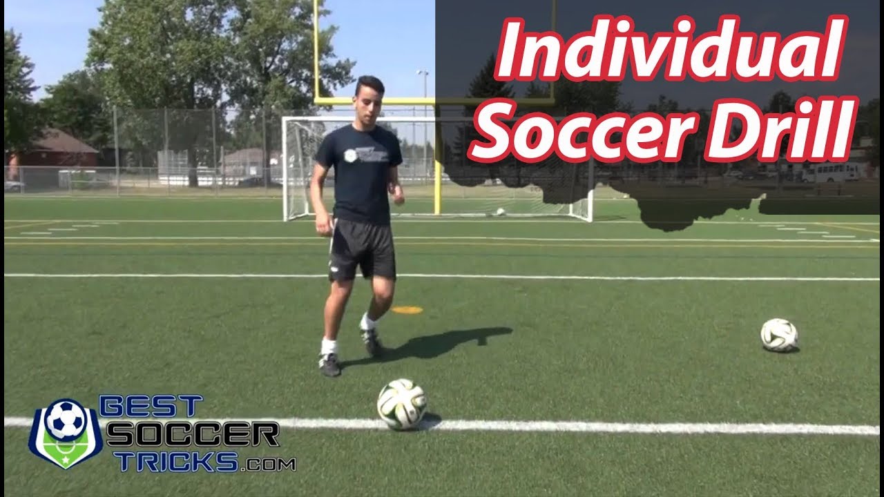 Individual Soccer Drill for Strikers YouTube
