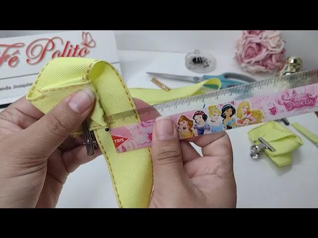 LAÇO FOFINHO 2 ❤️ RIBBON BOW HAIR DIY #diy #handmade #hairclips #laços  #foryou #moda #dicas #shorts 