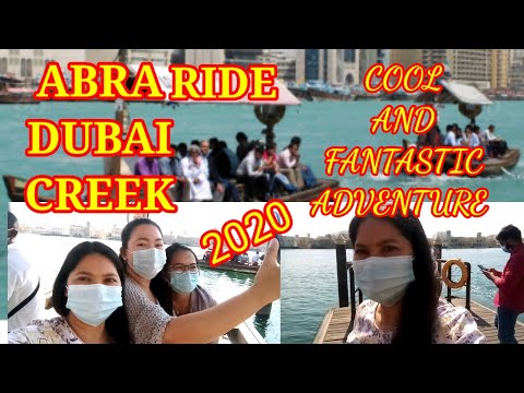CROSSING THE DUBAI CREEK ON A BOAT(ABRA) || DUBAI CITY-UAE