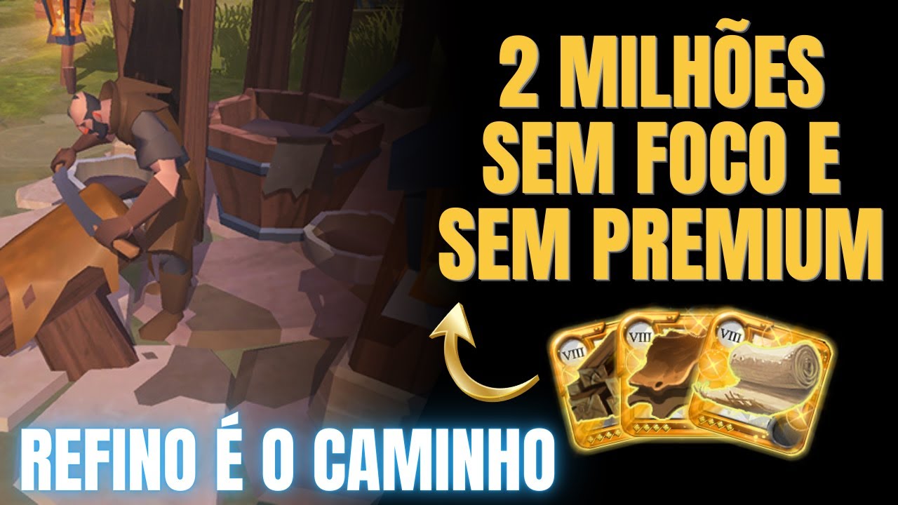REFINO É PRATA FÁCIL! FIZ MILHÕES SEM SUAR | ALBION ONLINE