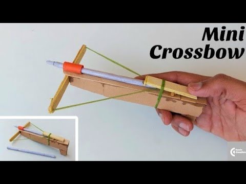 How to Make a Craft Stick Crossbow, Nanny Anita