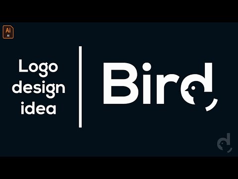 professional logo design  | How to make a Bird logo on illustrator