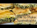 How To Make Spanakopita (Greek Spinach Pie) | Cooking With Yiayia