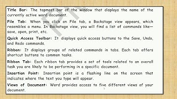 CLASS IV --LESSON 7--WORD PROCESSOR