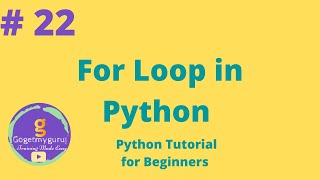 Celebrity # 22 For Loop in Python | For Loop in Python for Beginners Wealth