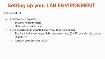 Get Started with your own Hyperledger Fabric Lab Pt. 1